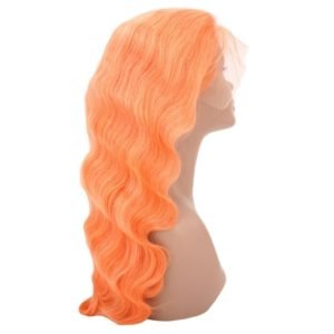 Neon-Orange-front-lace-wig